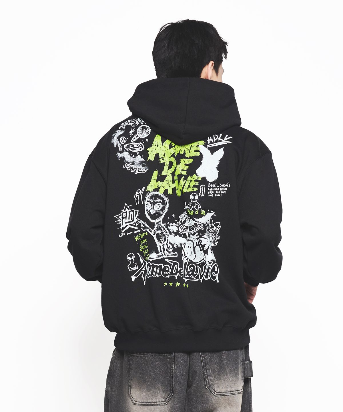 아크메드라비(ACME DE LA VIE) ALIEN UNIVERSE HOODIE (3 COLOR)