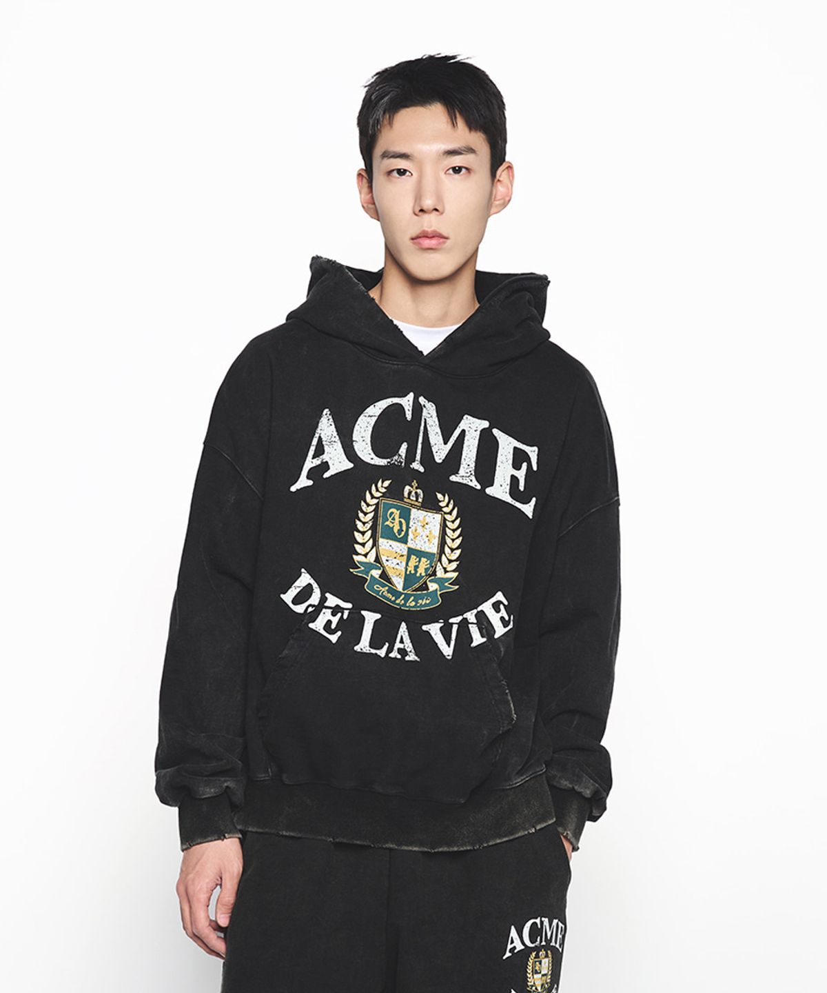 아크메드라비(ACME DE LA VIE) OVERSIZE WASHING HOODIE (2COLOR)