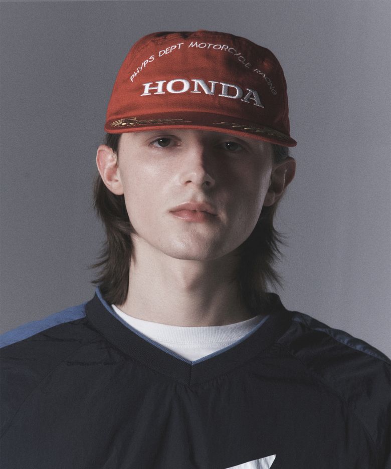 Honda Laurel Tree Trucker Cap_Red