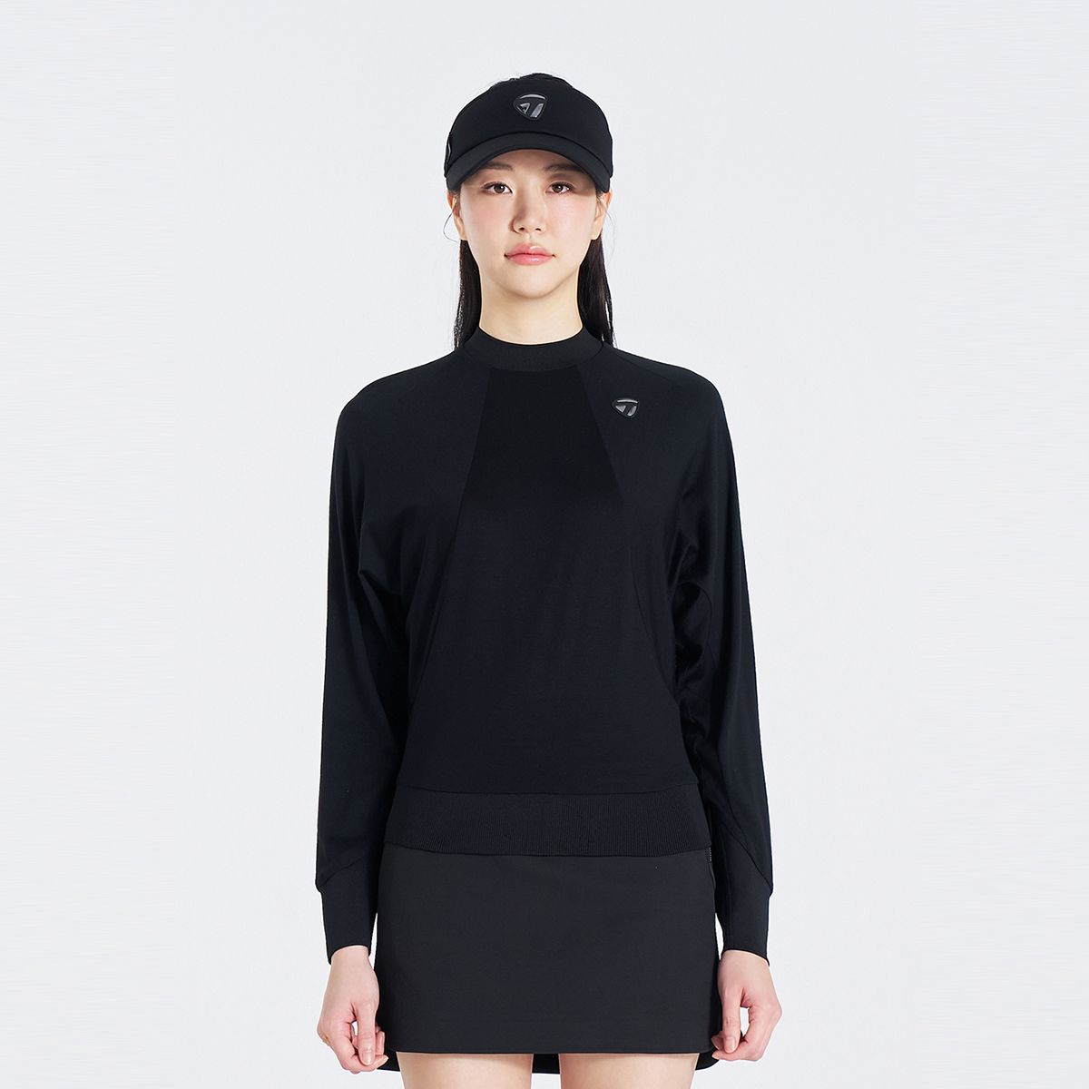 테일러메이드 어패럴(TAYLORMADE APPAREL) 여성 울 져지 라운드 긴팔 티셔츠 TTO-51HG41-199