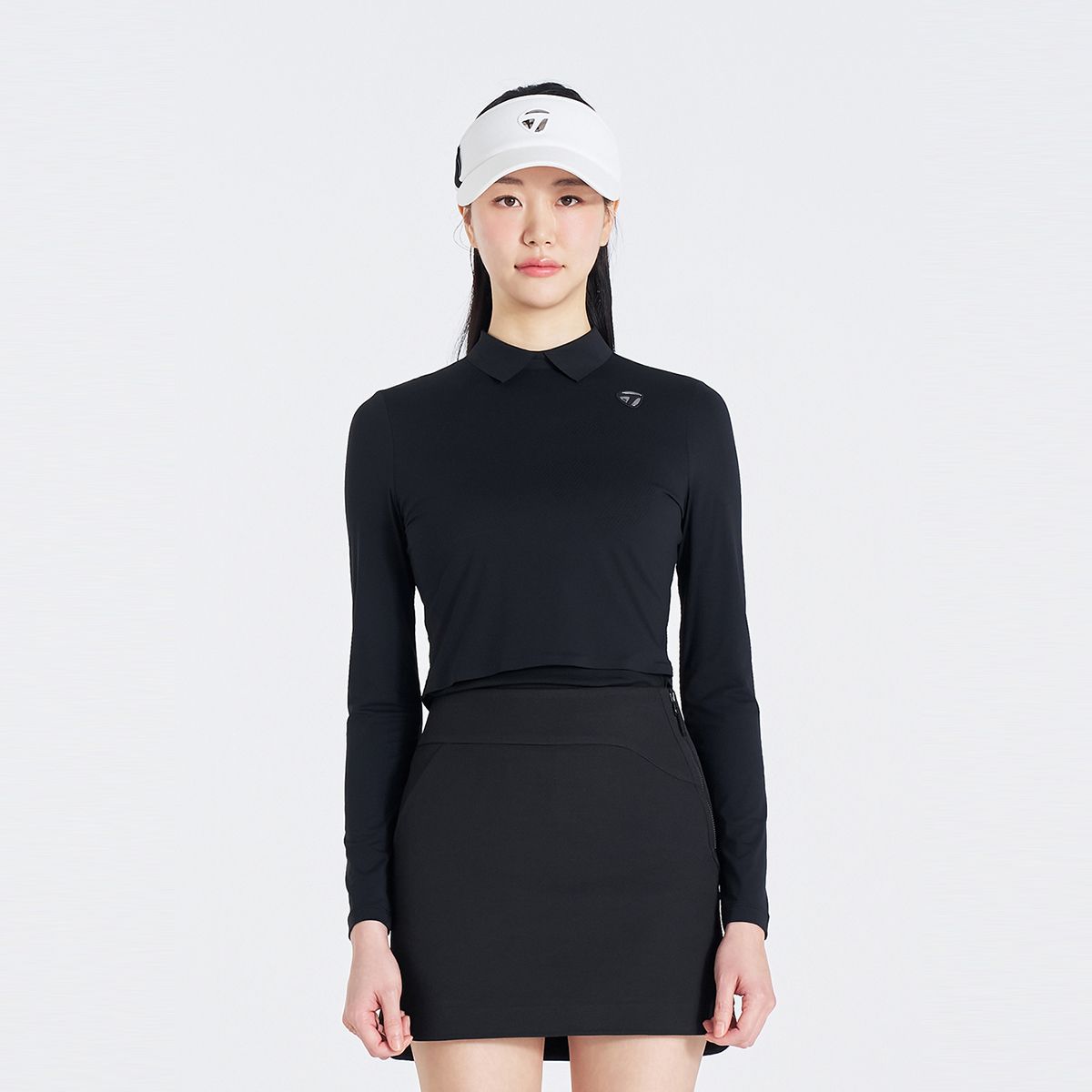 테일러메이드 어패럴(TAYLORMADE APPAREL) 여성 카라 레이어드 티셔츠 TTO-52HG41-199