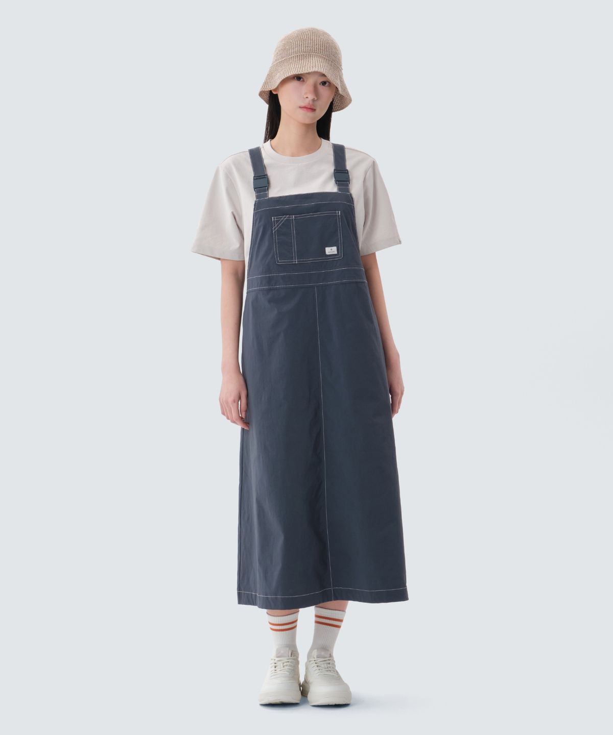 스노우피크 어패럴(SNOWPEAK APPAREL) 워크 오버롤 원피스 (S25SWFOP11) Vintage Blue