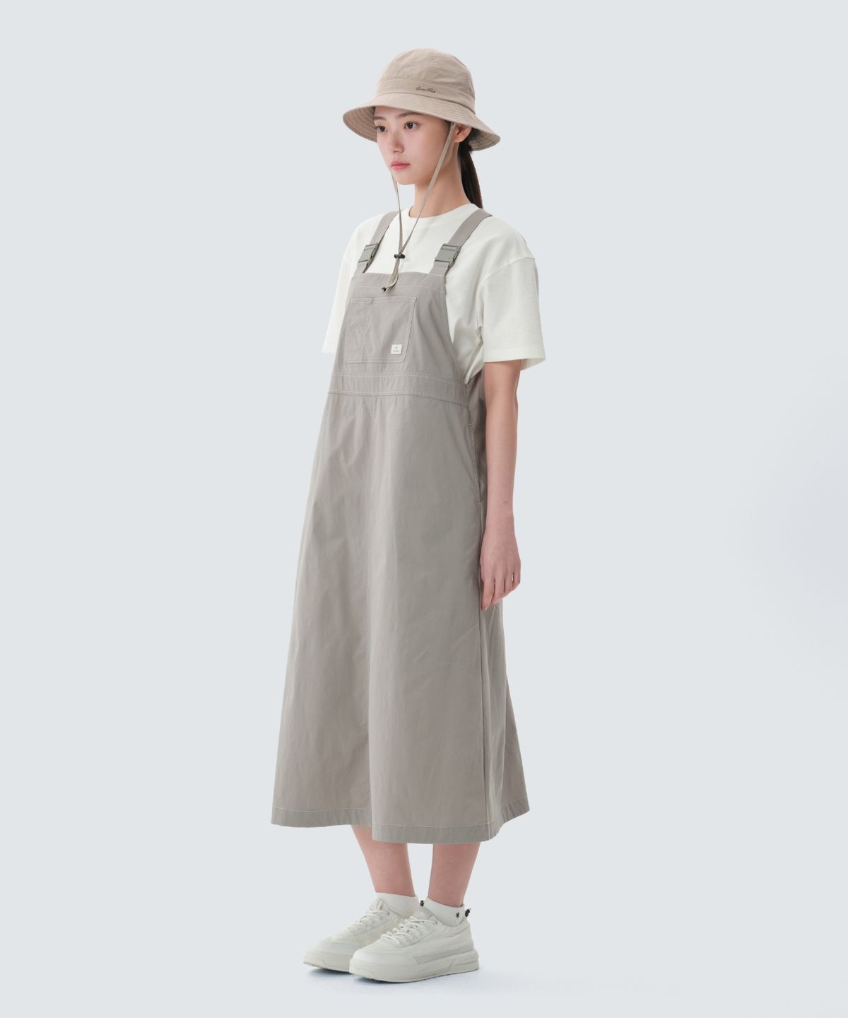 스노우피크 어패럴(SNOWPEAK APPAREL) 워크 오버롤 원피스 (S25SWFOP11) Fog Gray