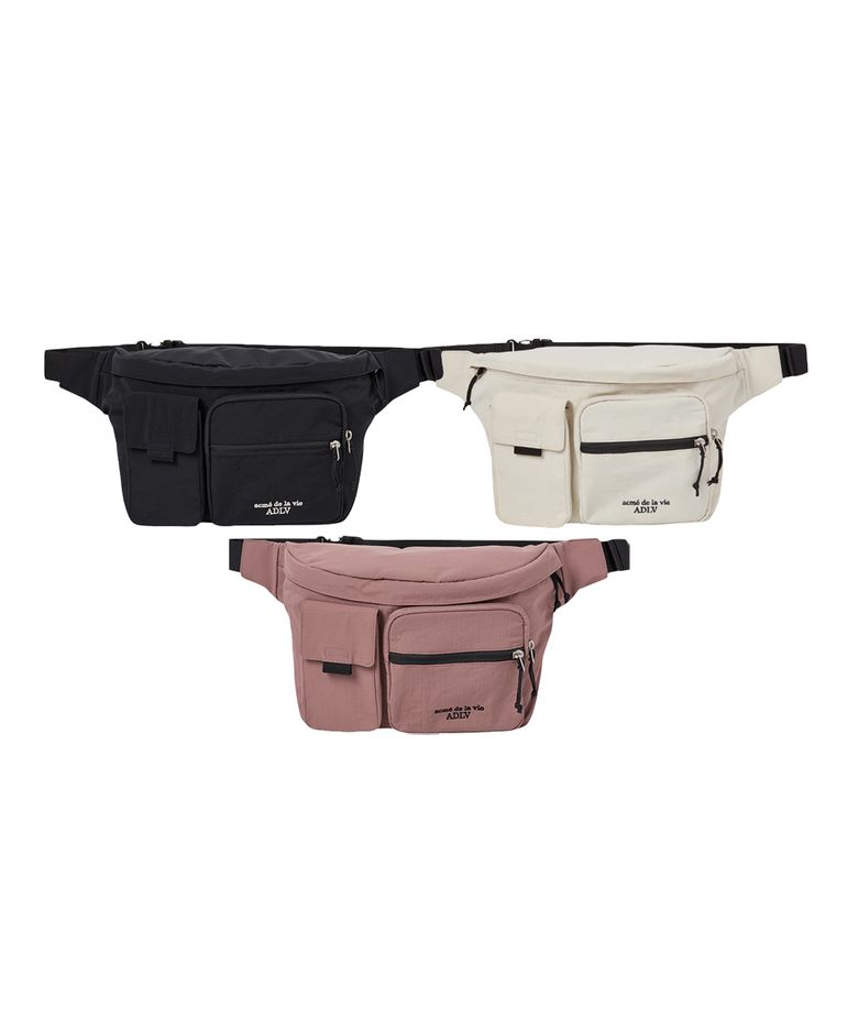 RIPSTOP TRAVEL WAIST BAG (3COLOR)