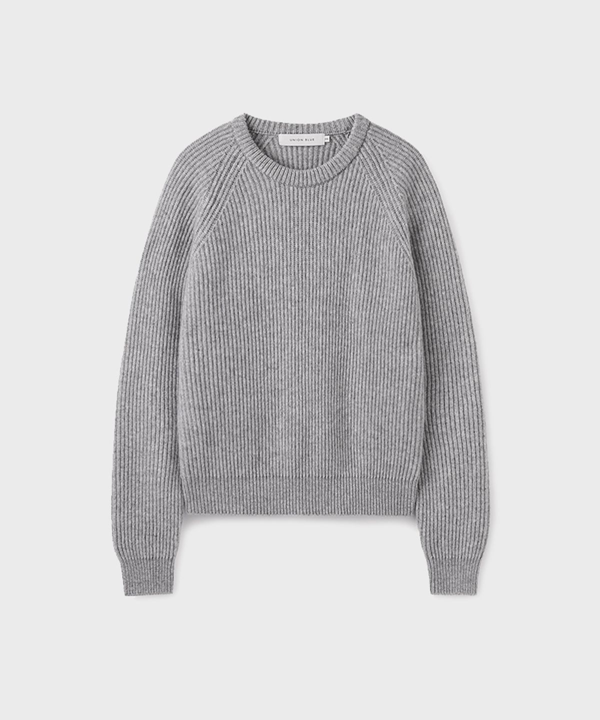 유니온블루 우먼(UNIONBLUE WOMAN) [WOMAN] PREMIER CRU ELEVEN KNIT [LIGHT GRAY]