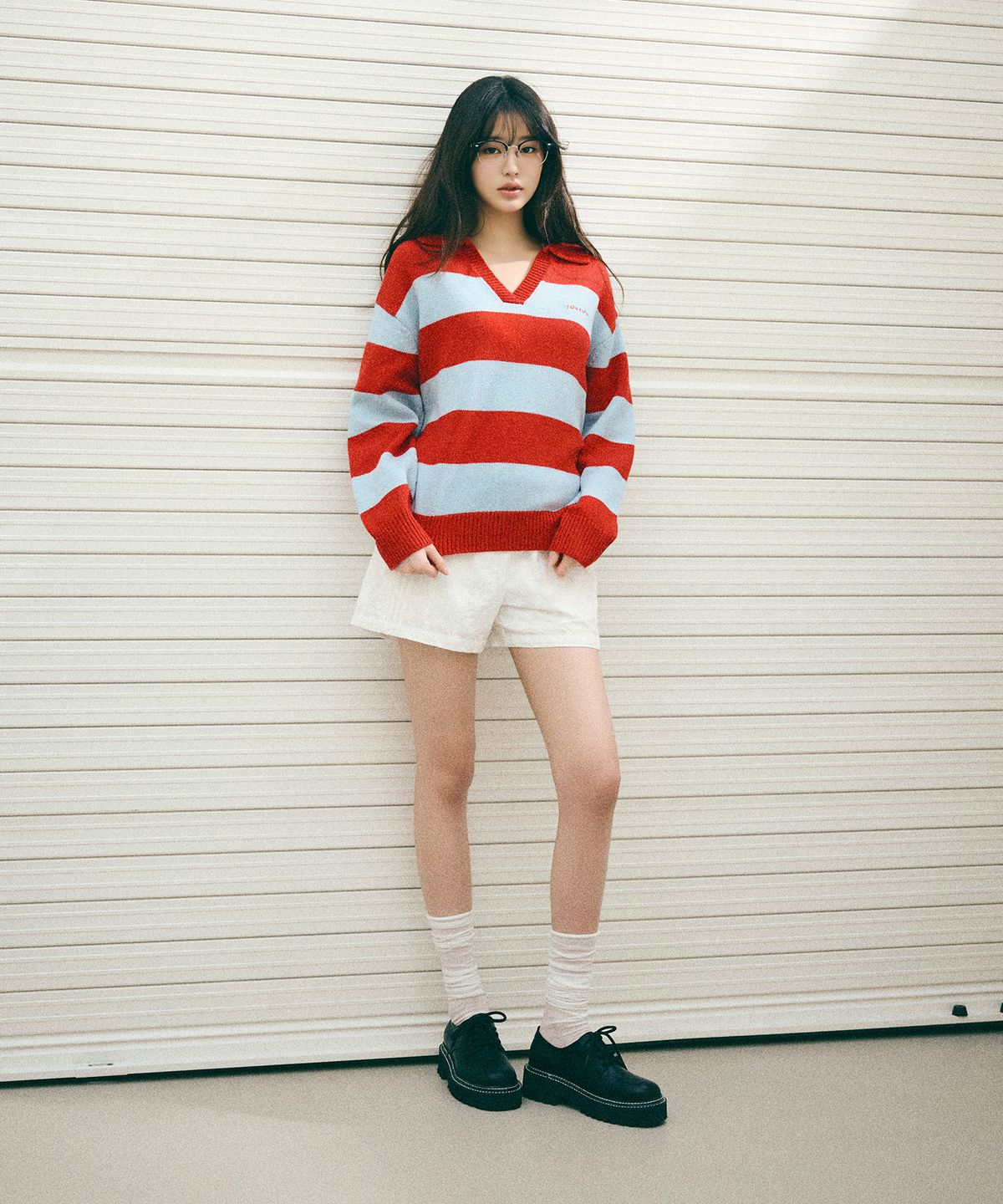 로라로라(ROLAROLA) LACE FRILL SHORT PANTS WHITE