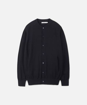 하이게이지 라운드넥 가디건 NAVY