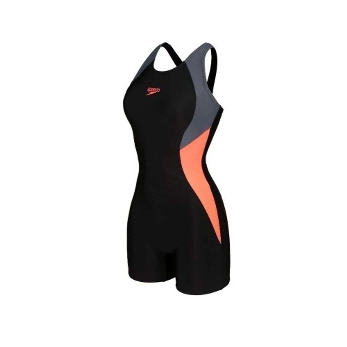 스피도(SPEEDO) 컬러블럭 3부 반신 오픈백 (아시안핏)(8-00462117845)