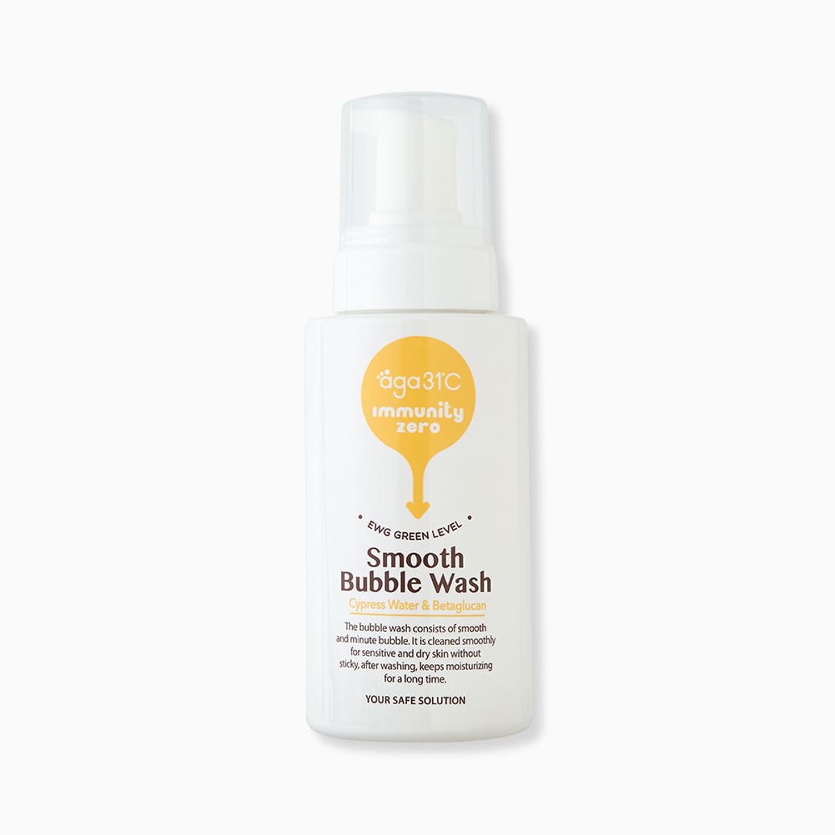 아가 31도(AGA31) 이뮤니티 제로 스무스 버블 워시 300ml