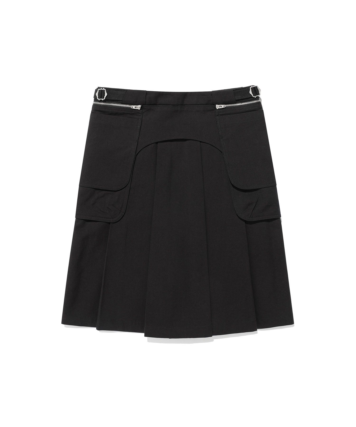 スカート [NICEGHOSTCLUB]FFATS PLEATS BELT POCKET SKIRT_BLACK(NG2FSU MUSINSA | NICE GHOST CLUB FFATS PLEATS BELT POCKET