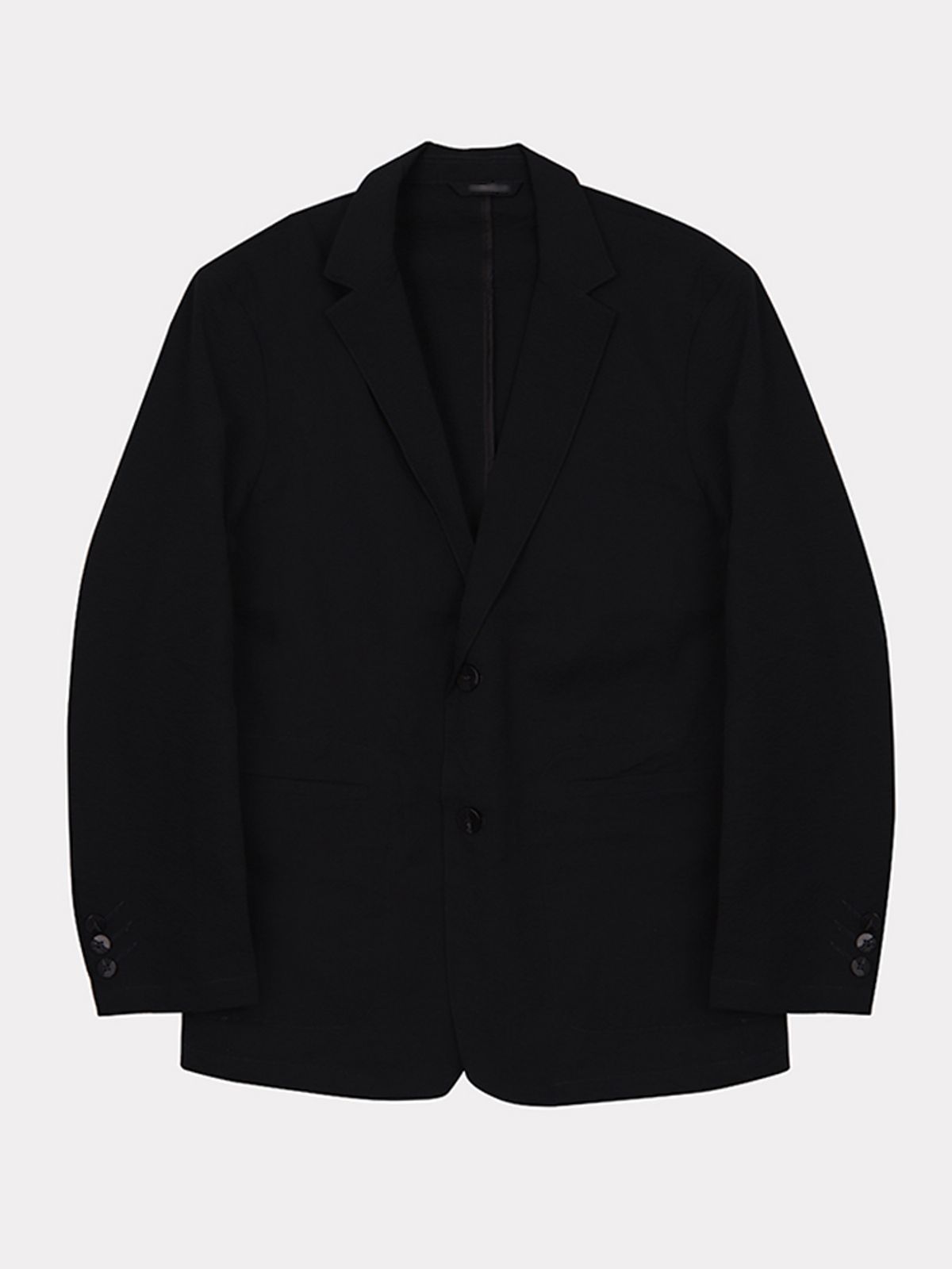 이카룩(IKALOOK) 남성 스판 링클 워싱 솔리드 데일리 자켓 AJK109
