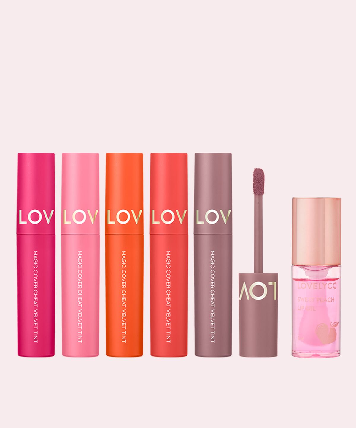 러블리씨씨(LOVELYCC) [SET]매직 커버 치트 벨벳 틴트 + 스위터 허니 립 오일