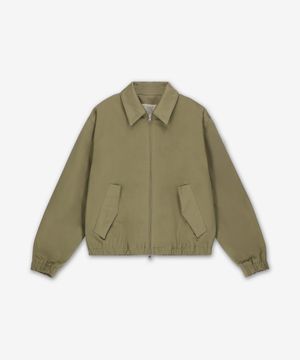 코튼 하트로고 집업 재킷 - 로렐 / HJK040CO0103375