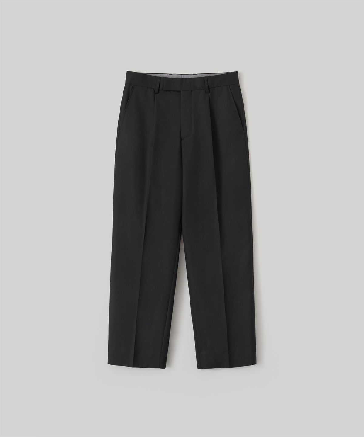 어나더 오피스(ANOTHER OFFICE) Legacy Wool Trouser (Black)