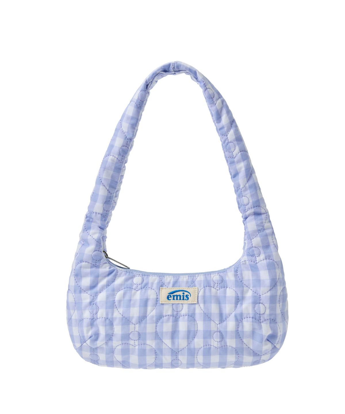 이미스(EMIS) HEART QUILTED SHOULDER BAG-SKY BLUE