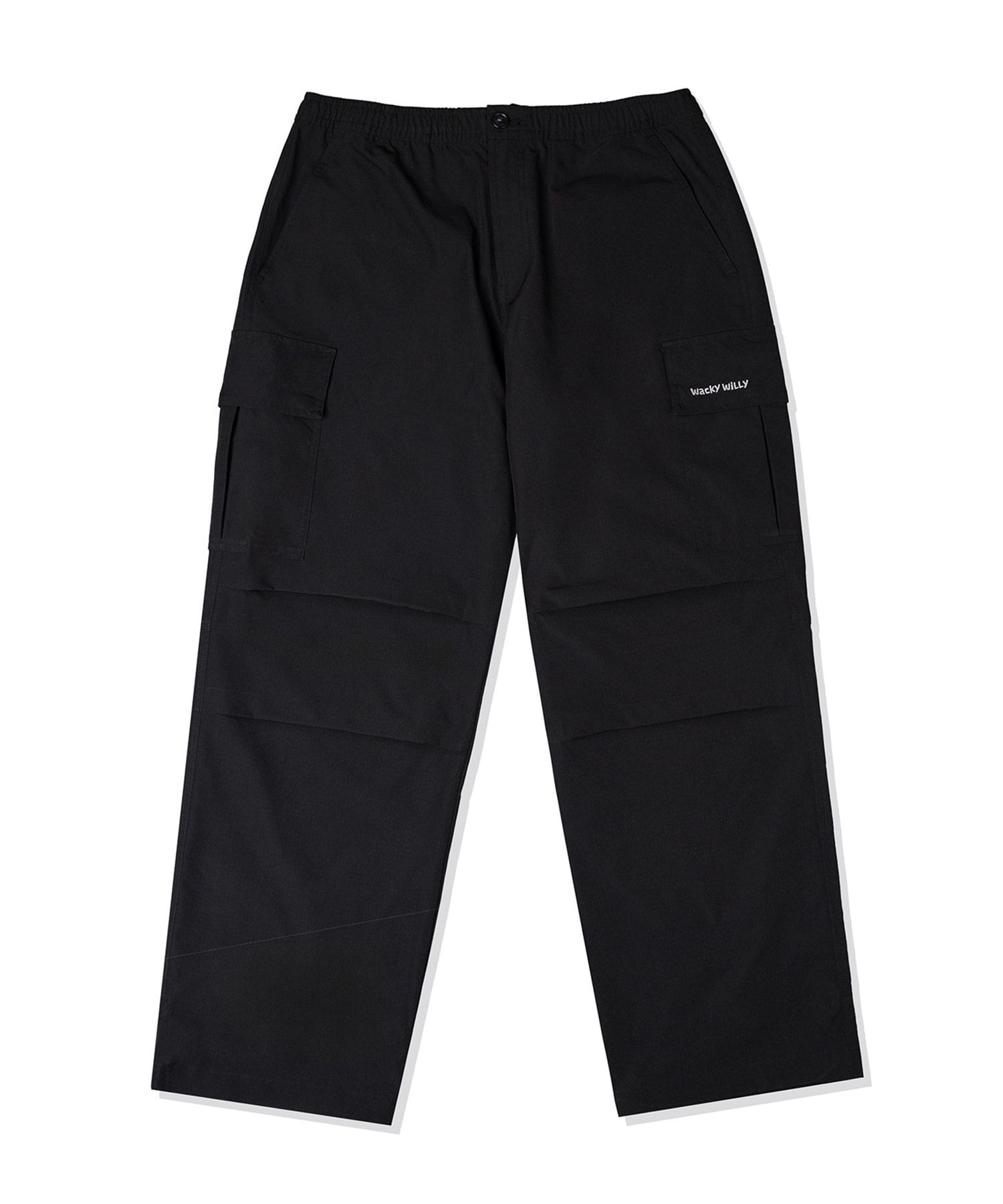 MUSINSA | WACKY WILLY Ripstop cargo pants black