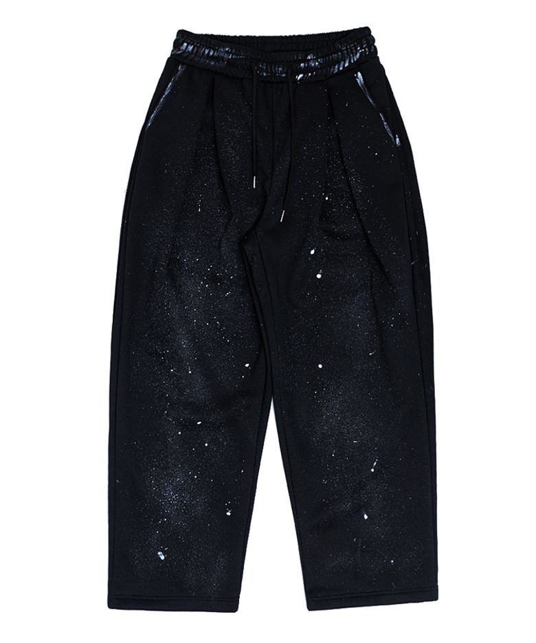 앱스트랙트 스플래터 배기 팬츠 Abstract Splatter Baggy Pants (BLACK)