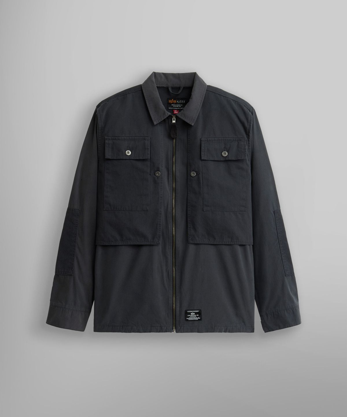 알파 인더스트리(ALPHA INDUSTRIES) LS P-44 오버셔츠 차콜