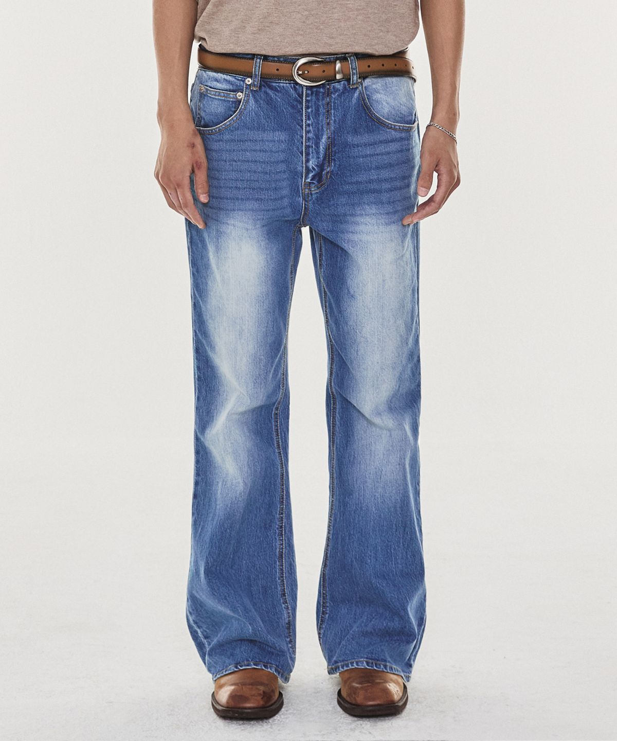 기철(KICHUL) Yk 0709 boot cut (medium blue)