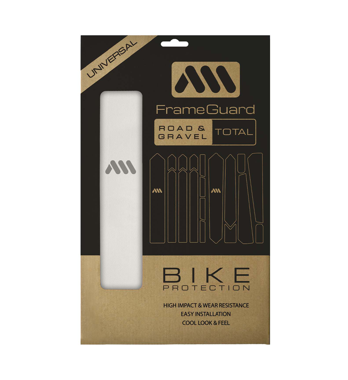 페달레(PEDALE) AMS Gravel/Road Frame Guard Total. CLEAR