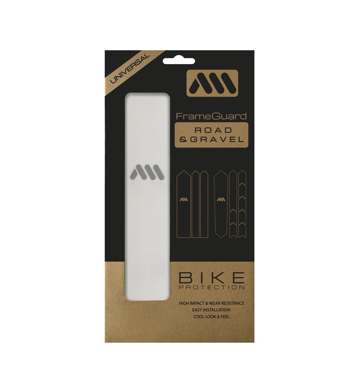 페달레(PEDALE) AMS Gravel/Road Frame Guard. CLEAR