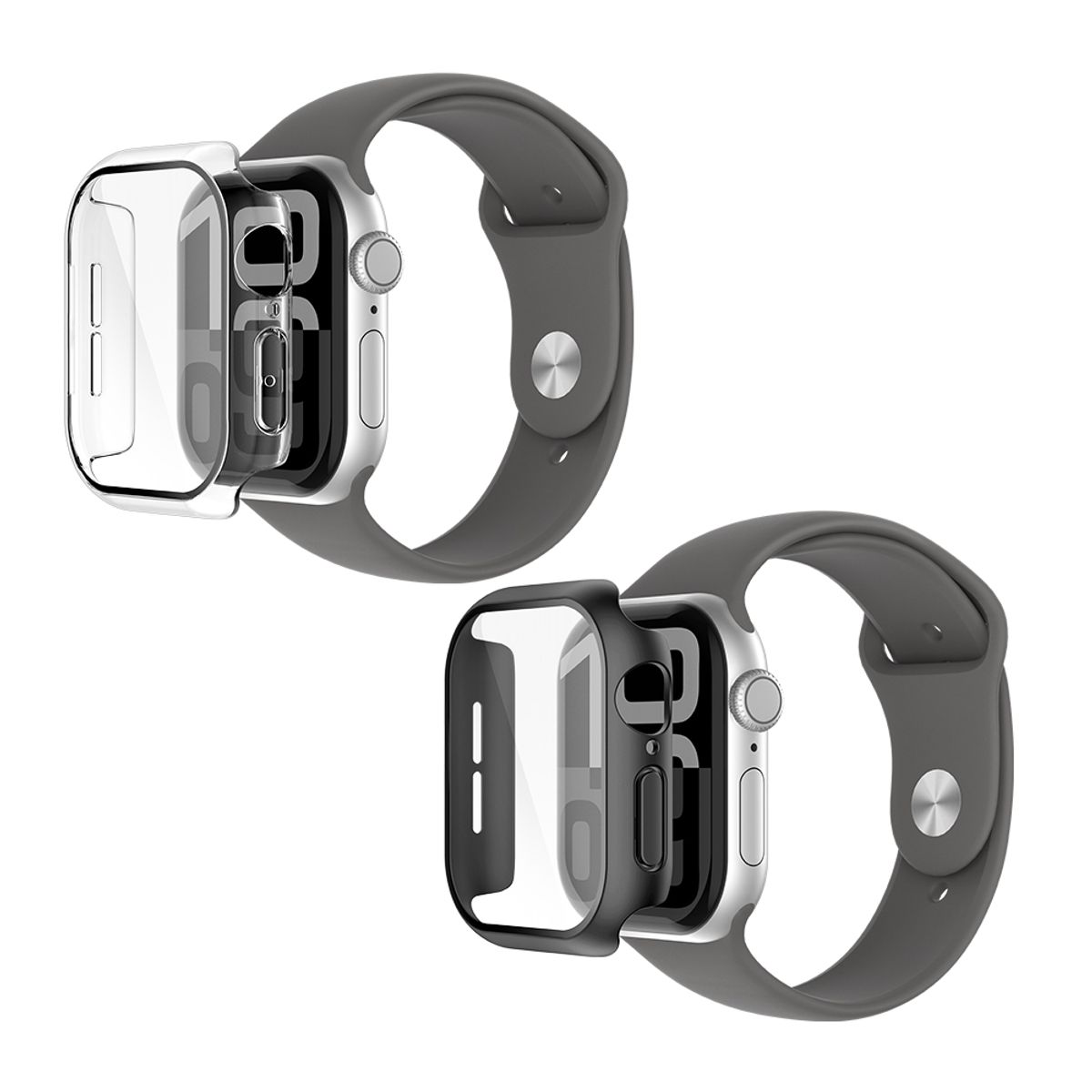 벨킨(BELKIN) 애플워치11/10 템퍼드 강화유리필름 범퍼 케이스 42mm OWA002