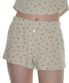 버튼 플라워 쇼츠_오트밀