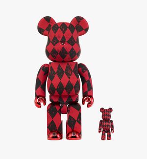 MCM X BE@RBRICK 할리 퀸 100% & 400% 세트 MEZFSMM18RE