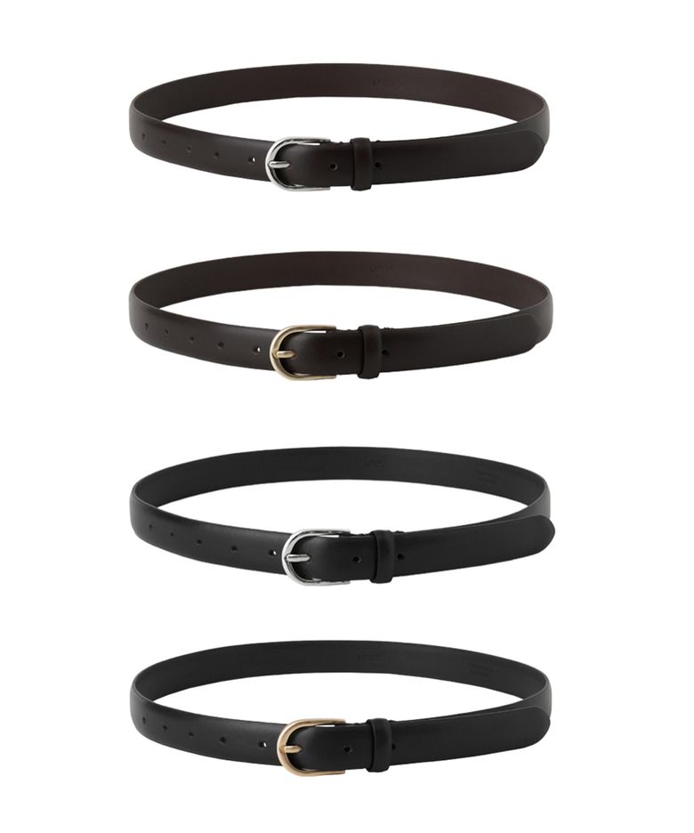 25MM CLASSIC ITALIAN LEATHER BELT - 4COLORS