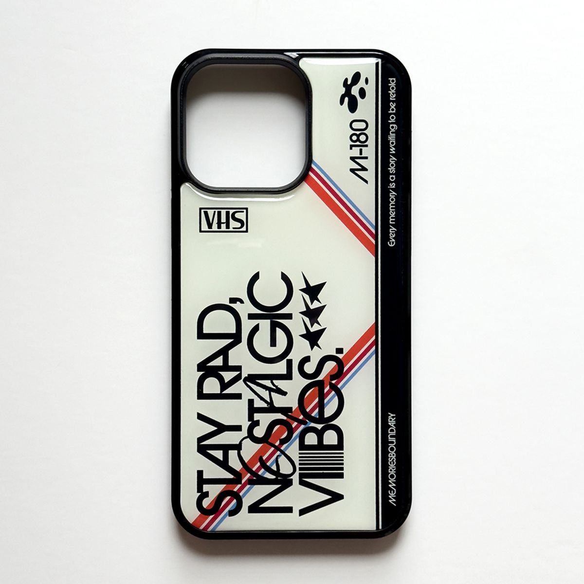 메모리즈바운더리(MEMORIESBOUNDARY) Nostalgic Vibes Retro VHS Phone Case (Ver.1) (Epoxy)