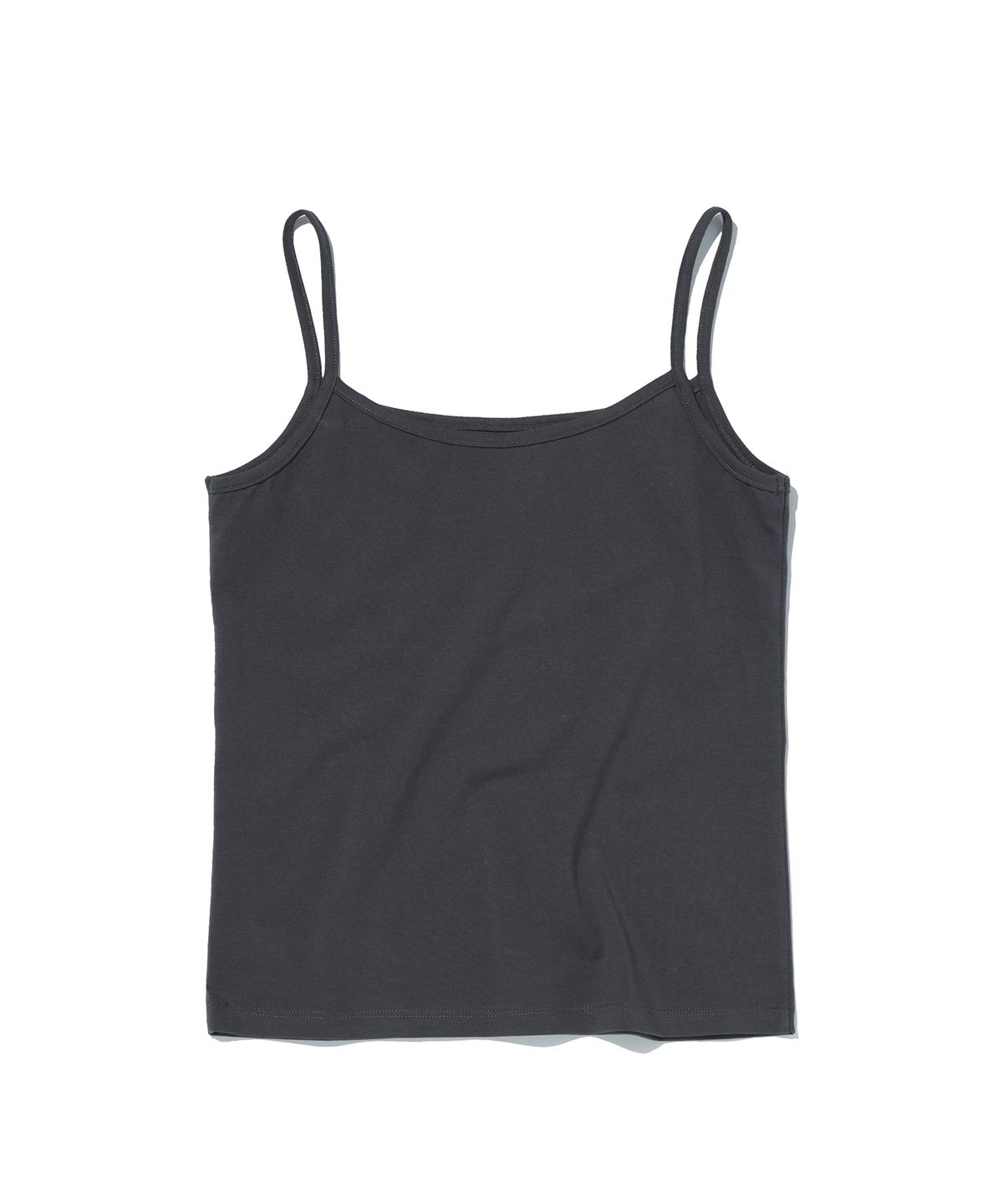 스웨이드(SUADE) BASIC CROP SLEEVELESS [CHARCOAL GRAY]