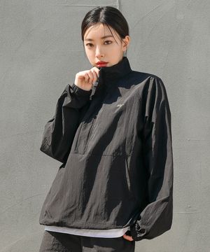 여성 루즈핏 트레이닝 반집업 아노락 운동복 상의 /TF104W