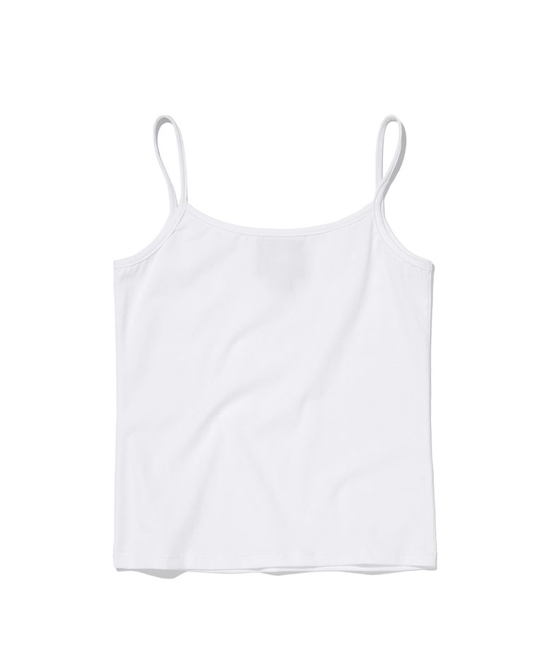 BASIC CROP SLEEVELESS [WHITE]