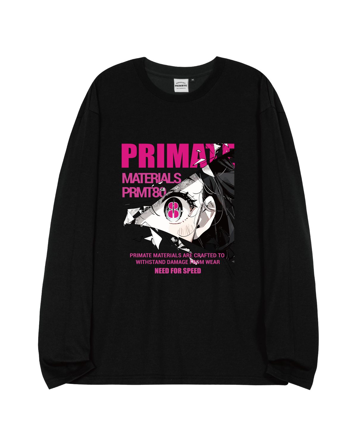 프라임에이트(PRIMATE) EYEZ 오버핏 롱 슬리브 4 COLORS