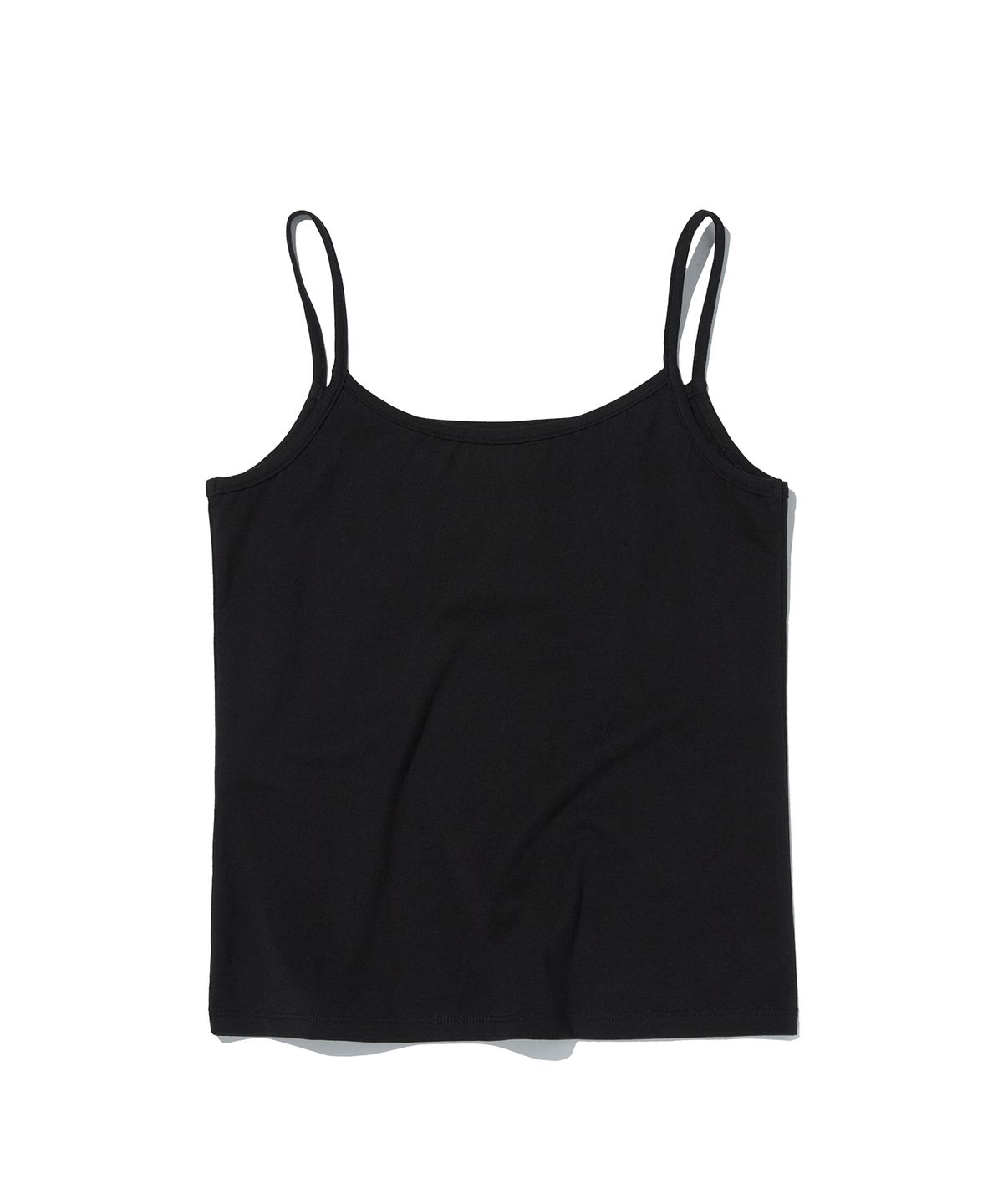 스웨이드(SUADE) BASIC CROP SLEEVELESS [BLACK]