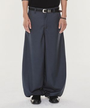 Minimal balloon slacks (charcoal)