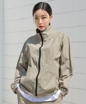 여성 루즈핏 아노락 트레이닝 집업 바람막이 상의 /TF105W