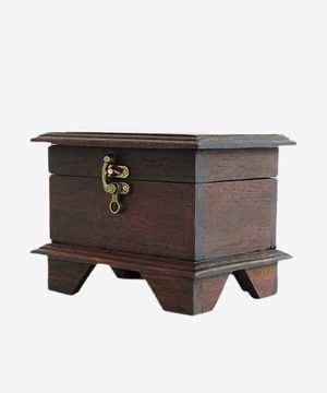 오크테일 엔틱 원목 보석 보관함 2size