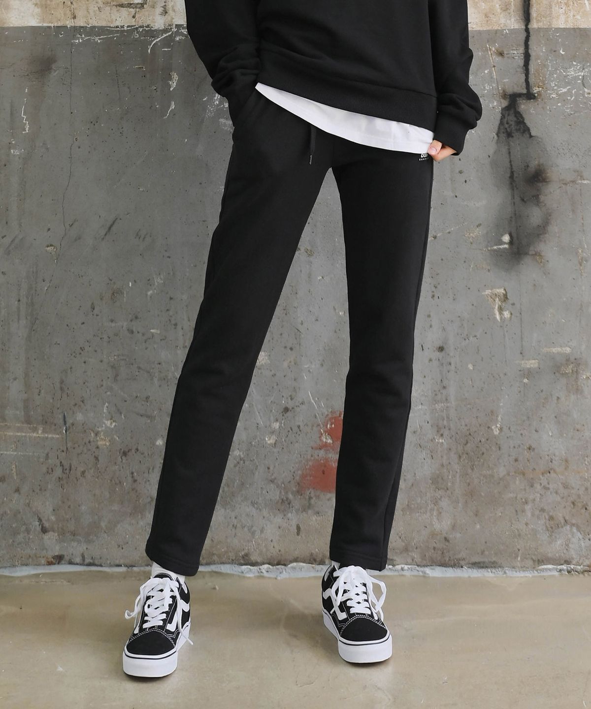 헤링본(HERRINGBONE) 여성 밴딩 츄리닝 긴바지 애슬레저룩 트레이닝 하의 /TE500W