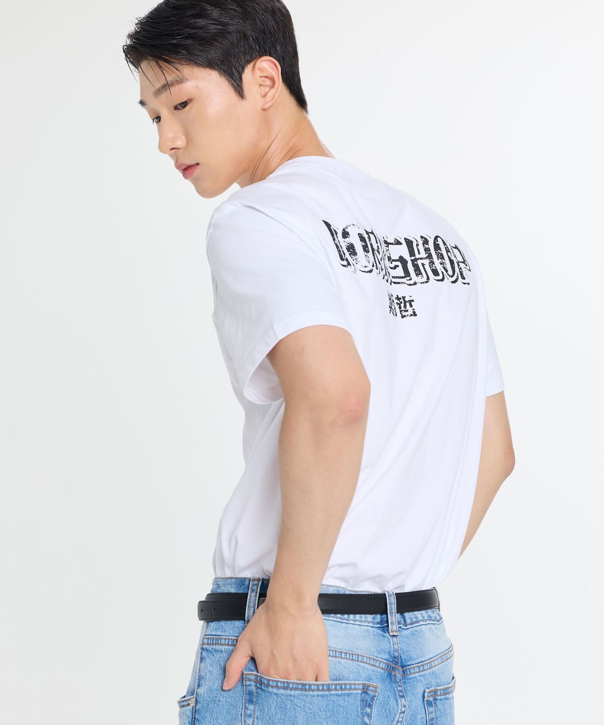 기철(KICHUL) Worker standard t-shirt (white)