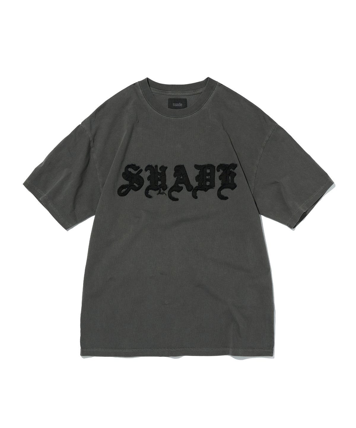 스웨이드(SUADE) CUT OFF TEE [PIGMENT BLACK]