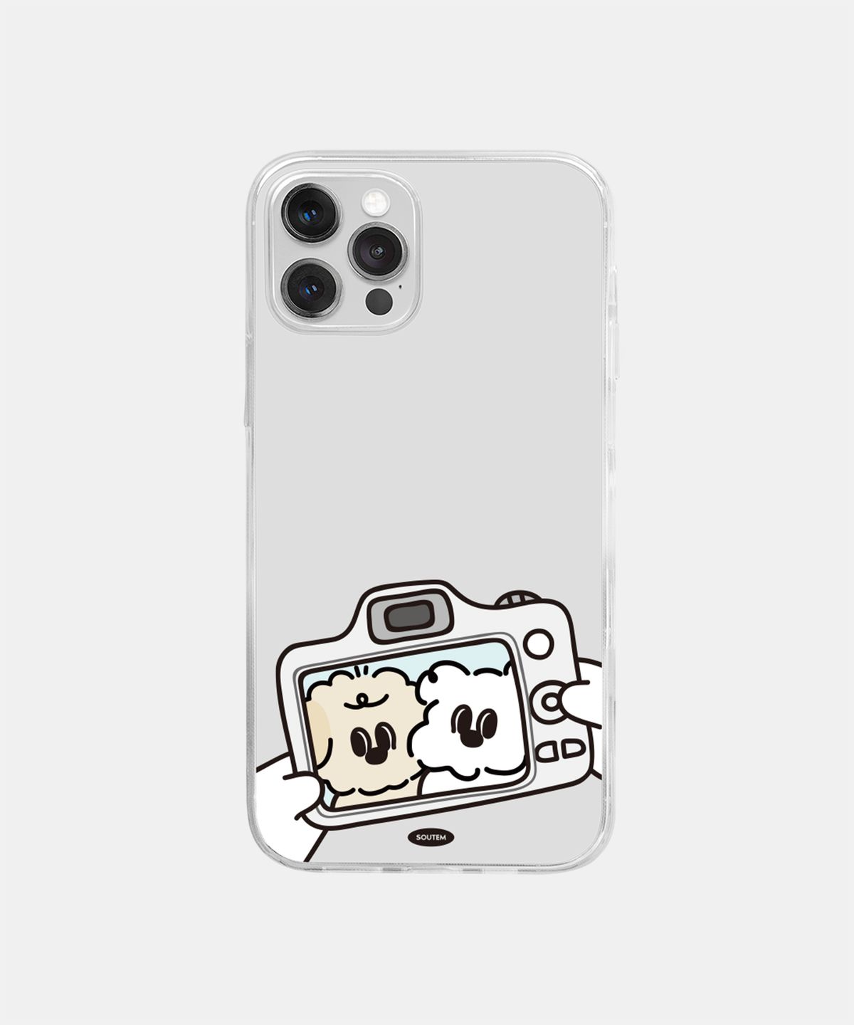소유템(SOUTEM) Click Mori Nuri Phone Case_Clear