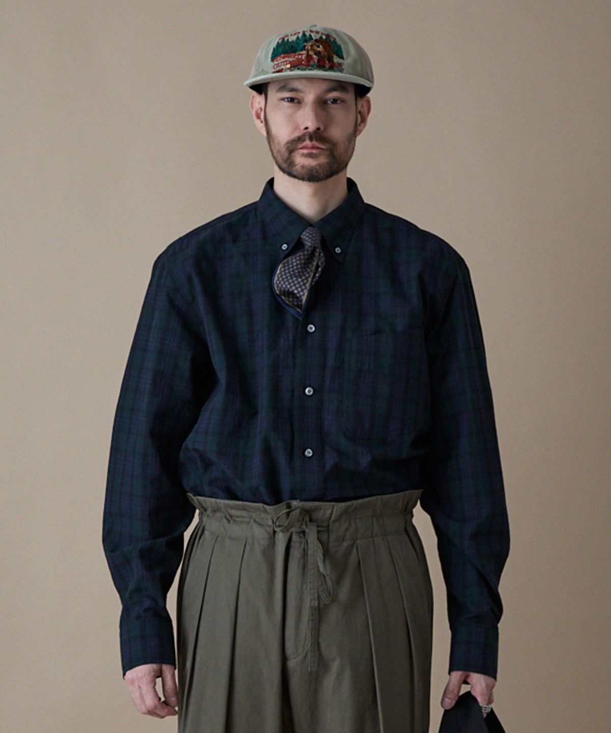 펜필드(PENFIELD) [TRAILWEAR] 랜치 셔츠 블랙체크_FR1WR85U
