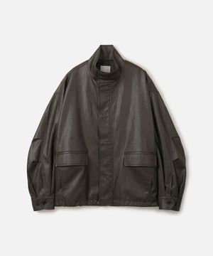 레더 필드 자켓 BROWN