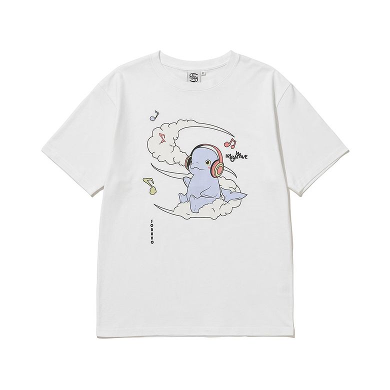 소라노 x 노우웨이브 루가 티셔츠 KNT086u (WHITE)
