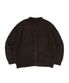 (UNISEX) 울 라운드 레스 니트 가디건 (브라운)
