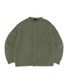 (UNISEX) 울 라운드 레스 니트 가디건 (그린)