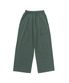 코튼 핀턱 와이드 팬츠 (그린)