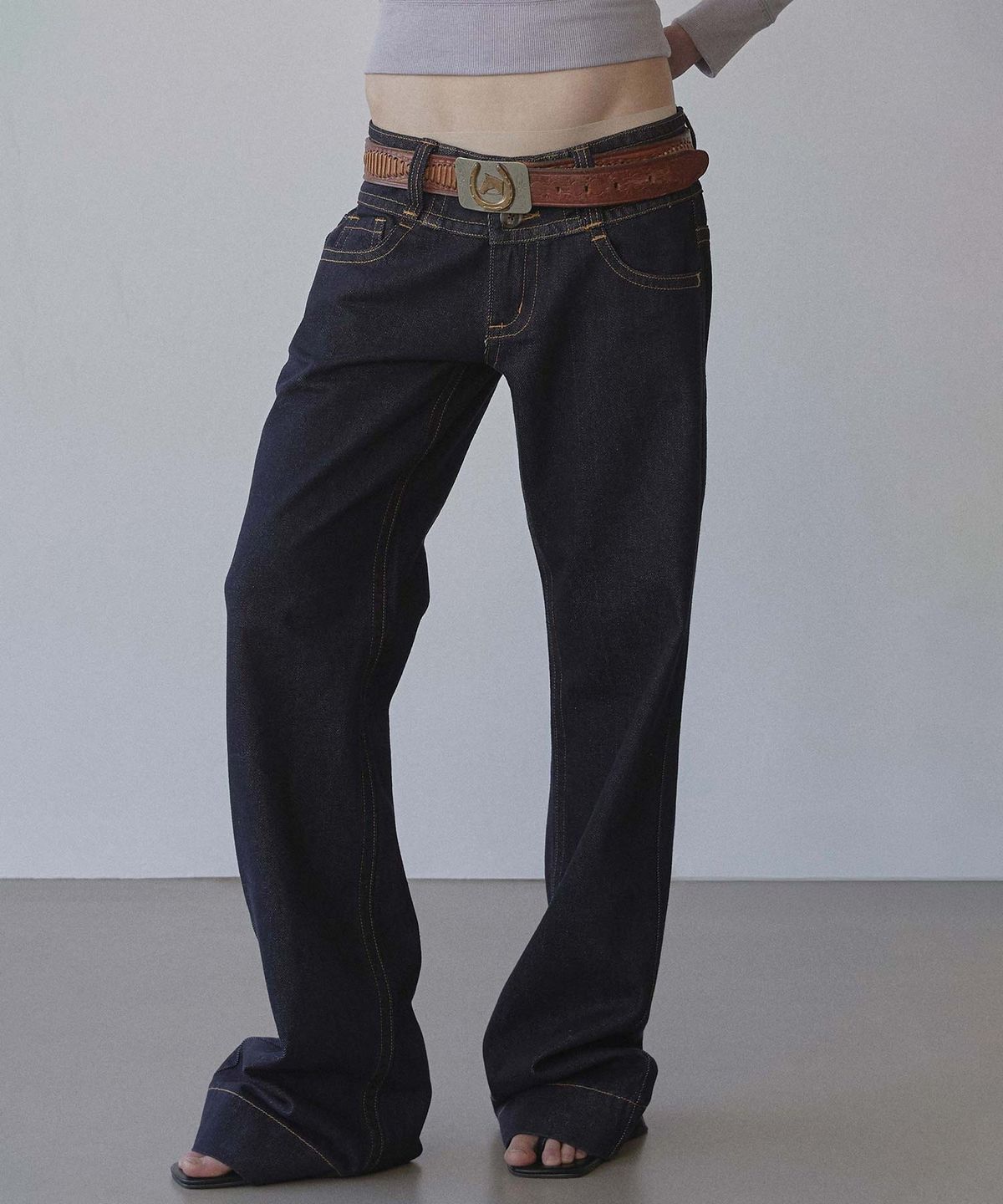 스컬프터(SCULPTOR) Union Jack Engineered Denim Indigo
