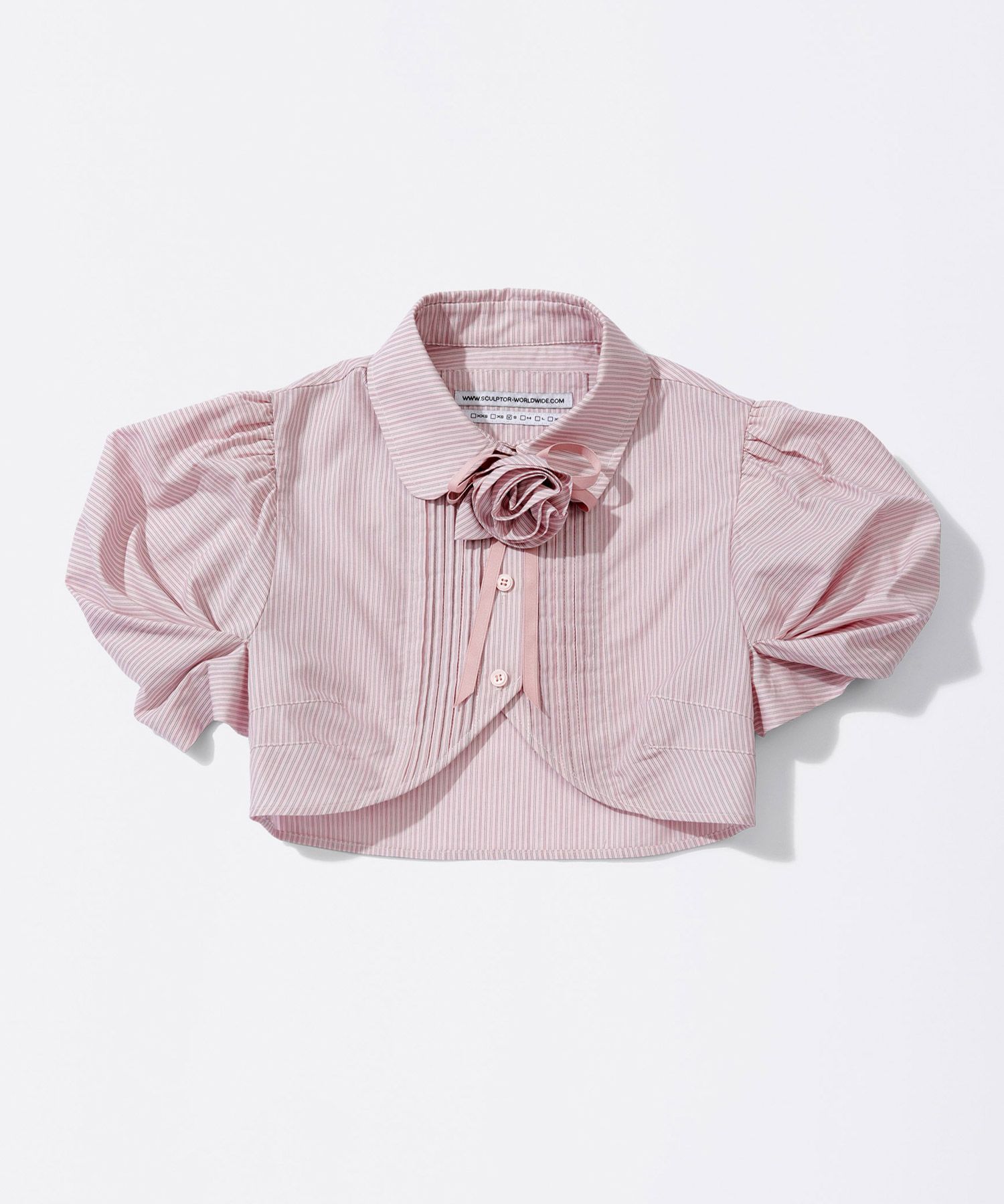MUSINSA公式 | SCULPTOR Rosetta Baby Shirt Pink Stripe